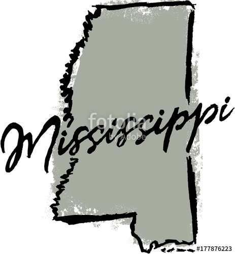 463x500 Hand Drawn Mississippi State Design Stock Image And Royalty Free