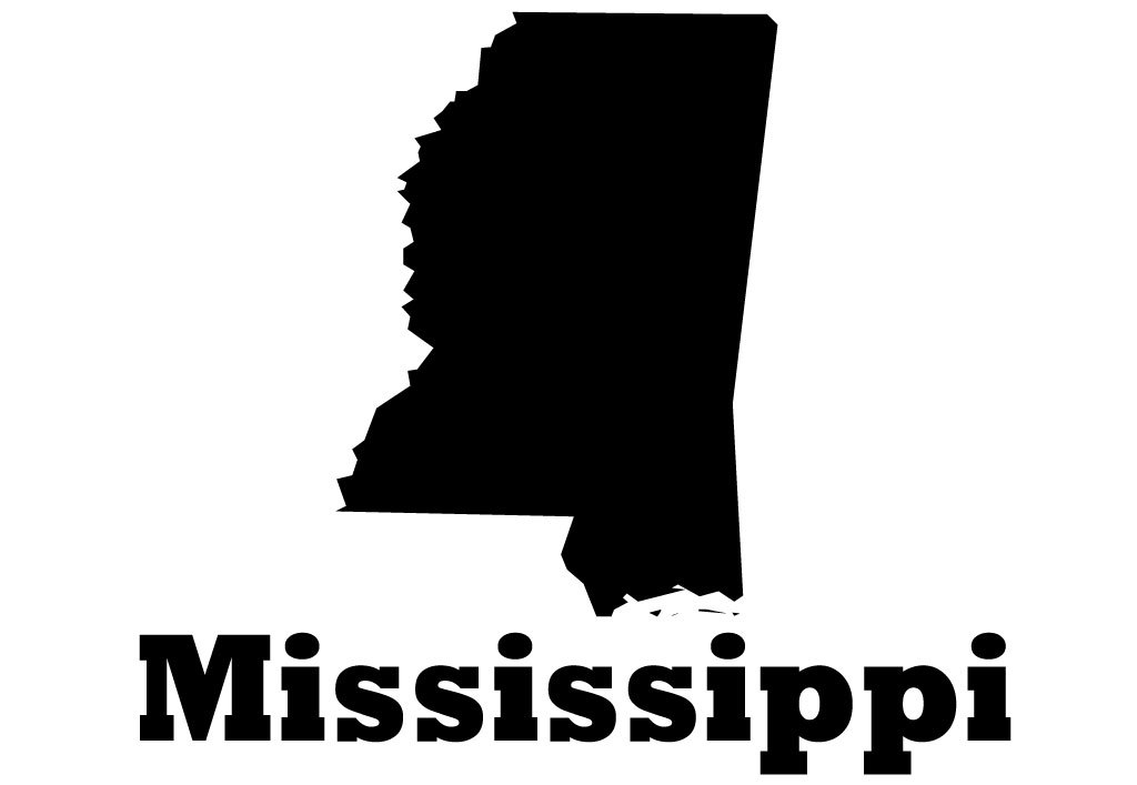 1024x707 Mississippi State Outline Clipart Collection