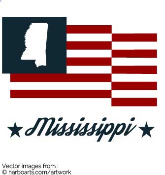 335x355 Download Mississippi State Bumper Sticker Flag Design