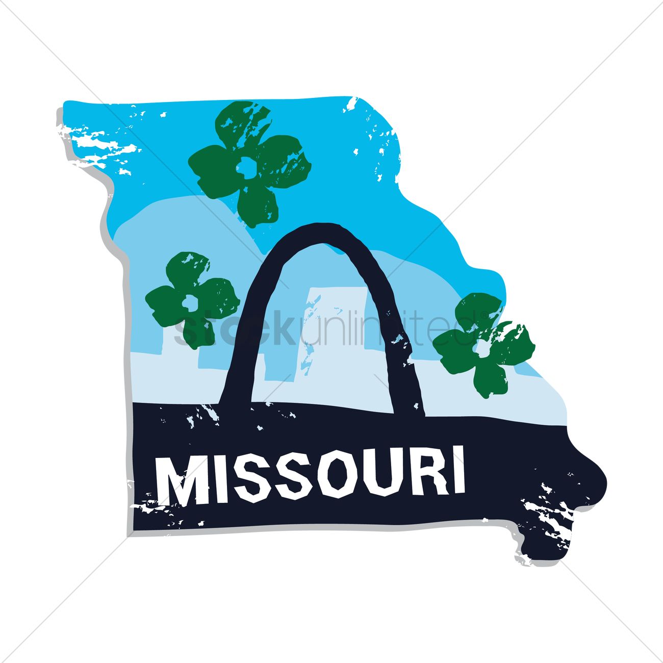 1300x1300 Free Missouri State Vector Image