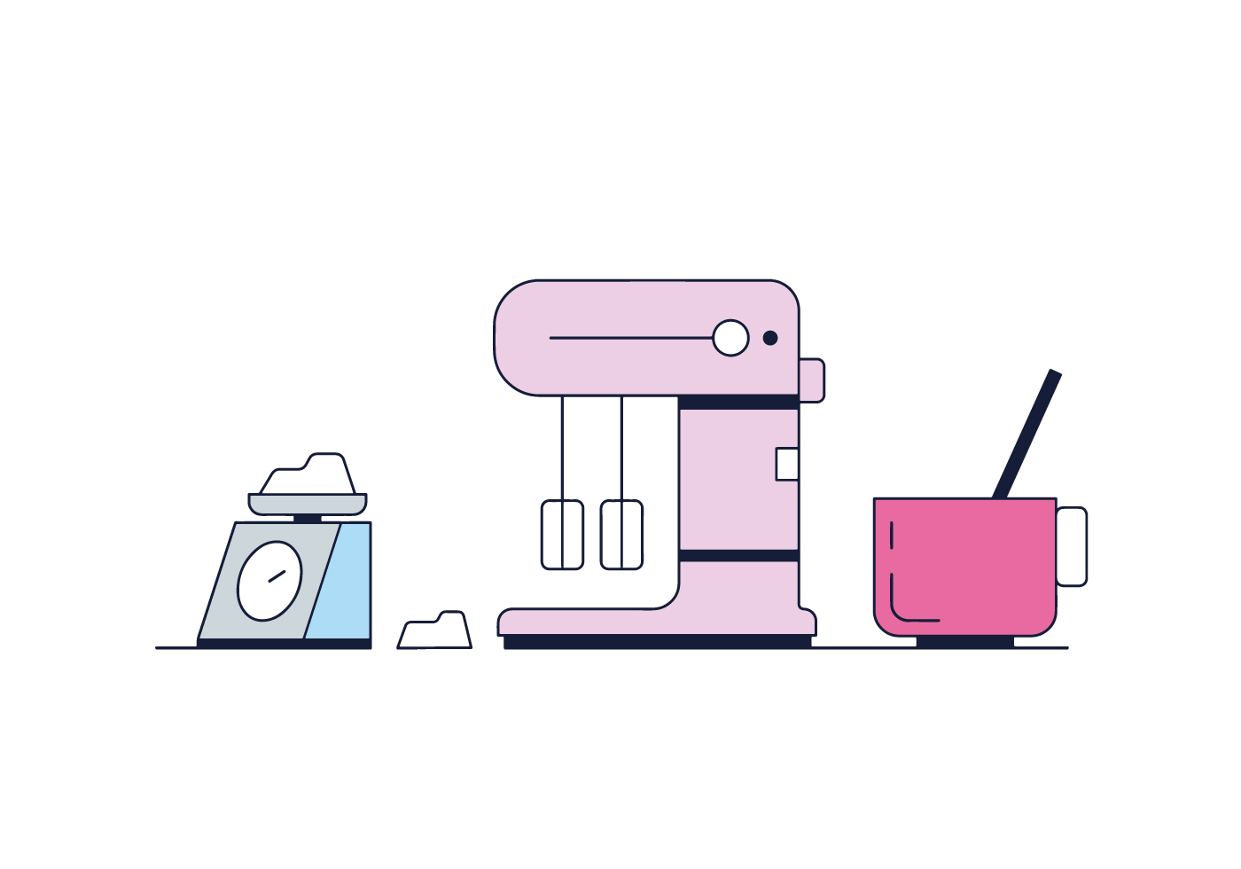 1400x980 Kitchen Mixer Free Vector Art