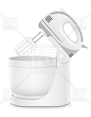311x400 Open Kitchen Mixer Vector Image Vector Artwork Of Objects