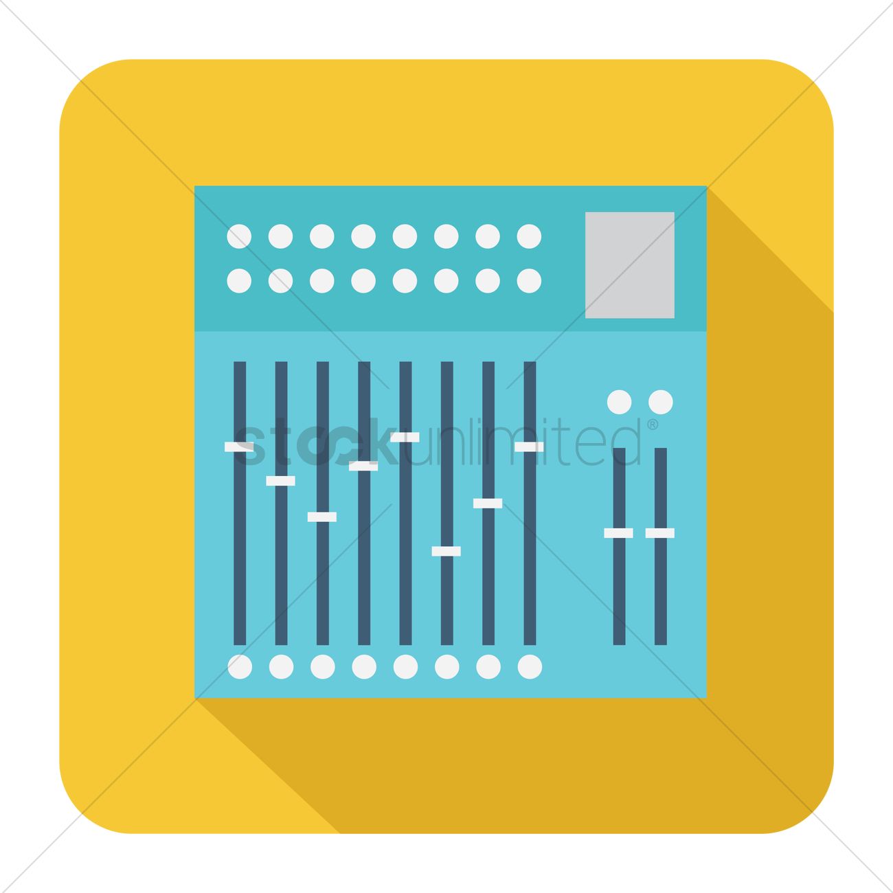 1300x1300 Sound Mixer Vector Image