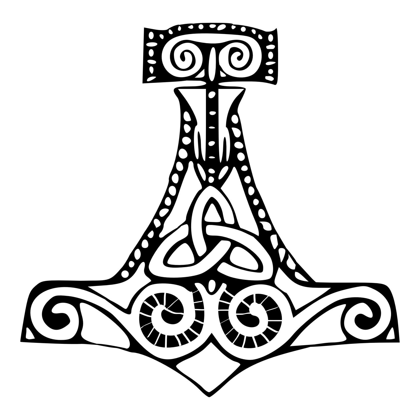 1654x1654 Viking Clipart Thors Hammer