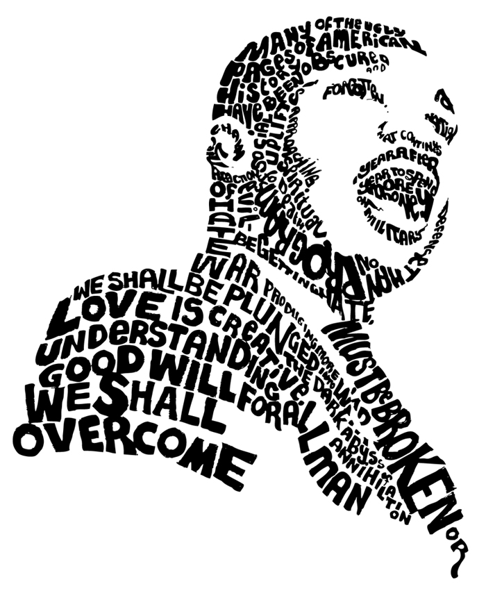 700x851 Collection Of Martin Luther King Clipart Black And White