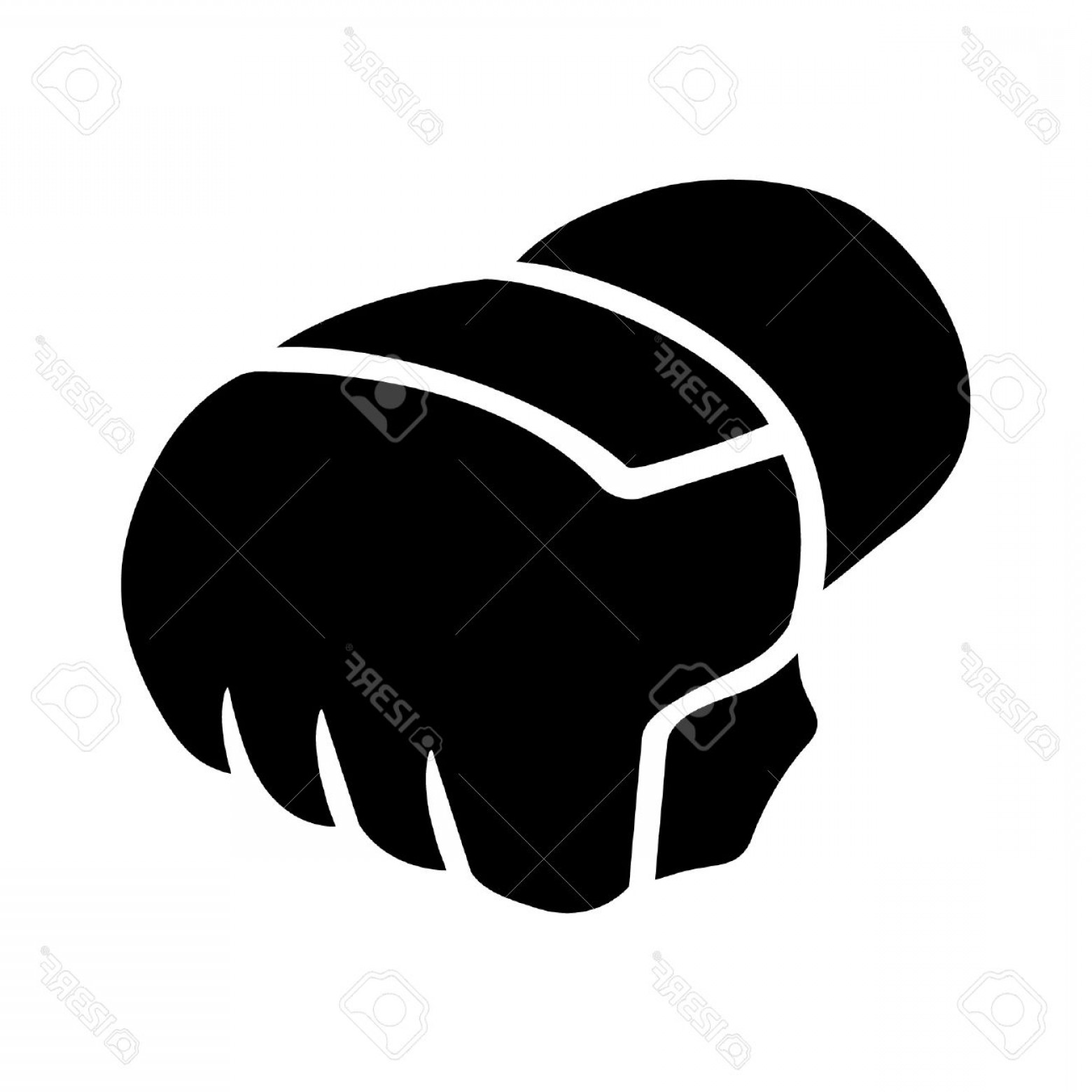 1560x1560 Photostock Vector Mixed Martial Arts Mma Gloves Flat Icon