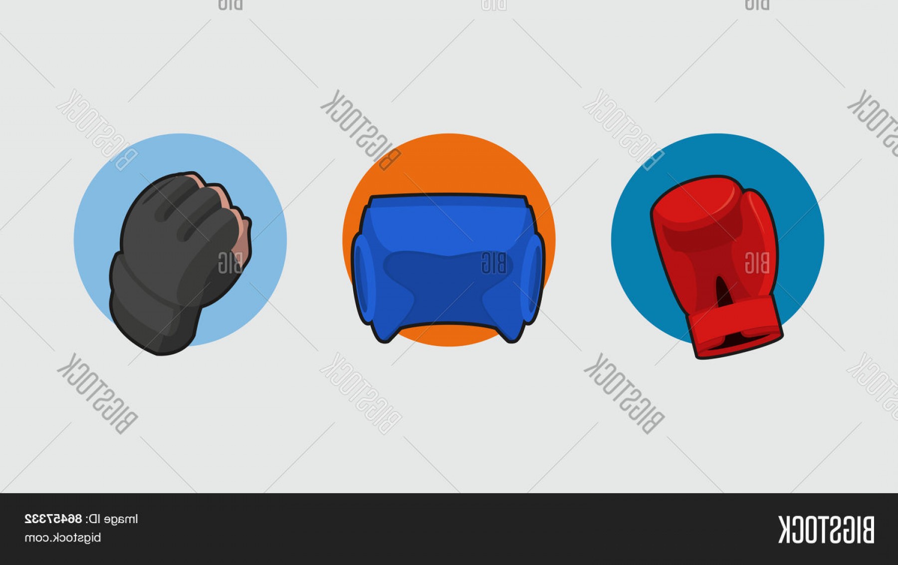 1800x1132 Stock Vector Boxing Icon Set Boxing Glovesc Helmetc Gloves Mix
