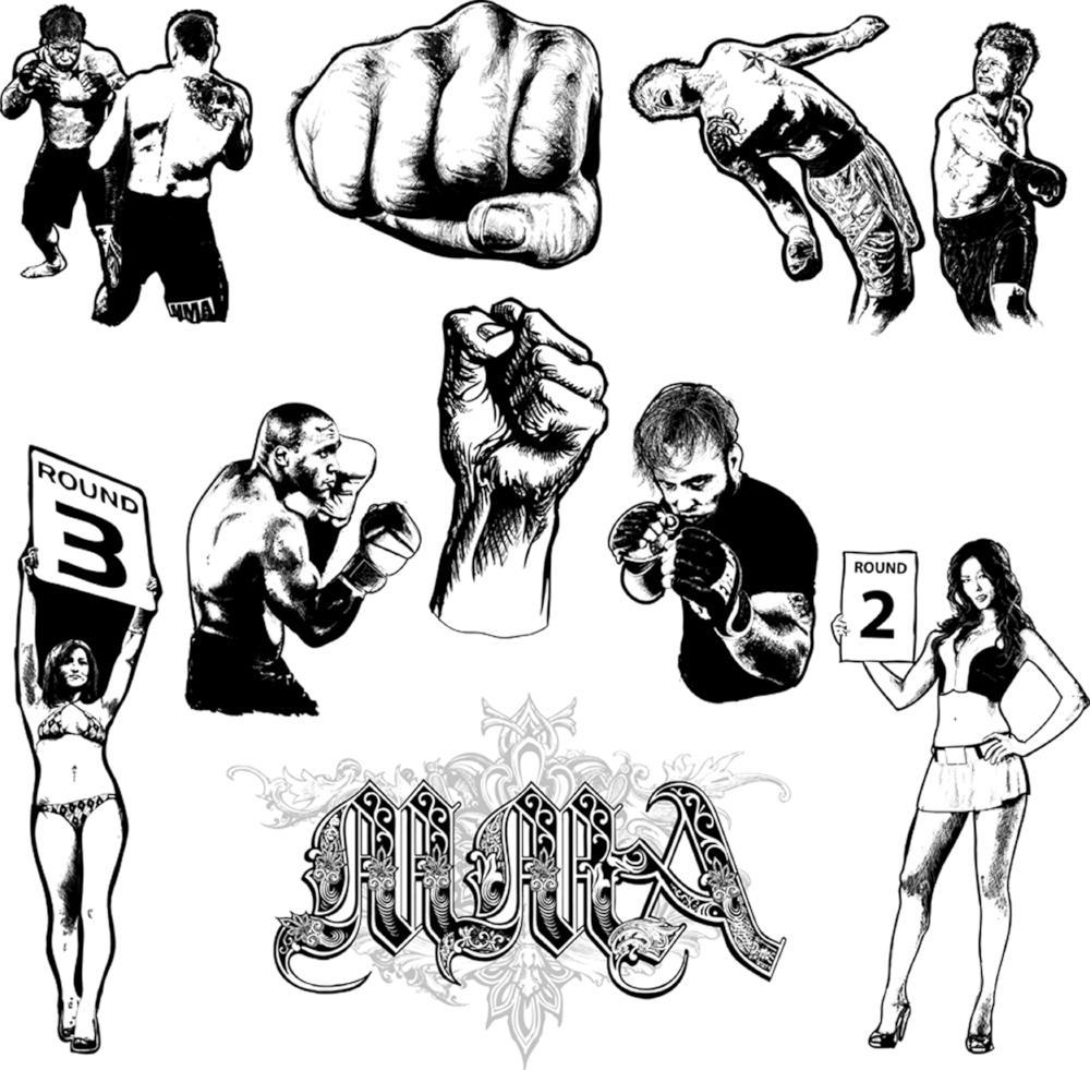 1000x981 Mma Vector Set Ii