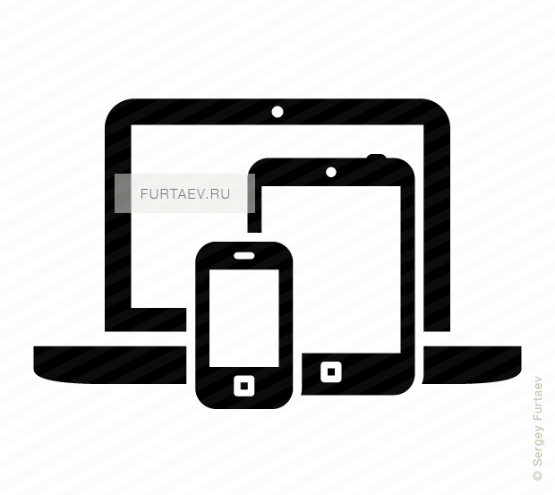 620x553 Mobile Devices Vector Icon