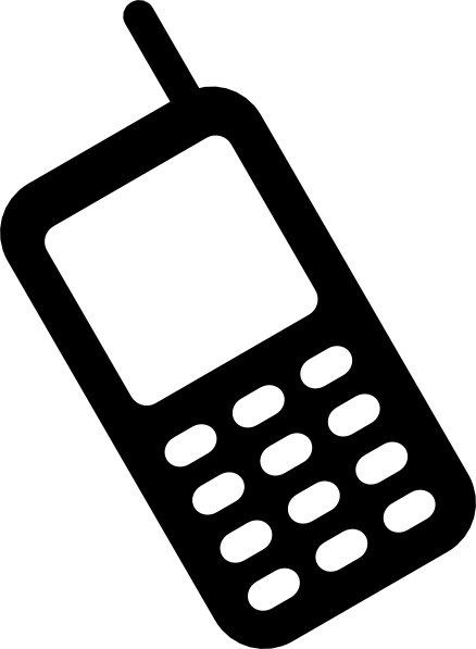 438x597 Mobile Phone Clip Art