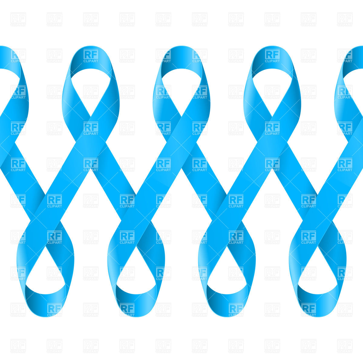 1200x1200 Blue Mobius Strip Pattern On White Background Vector Image