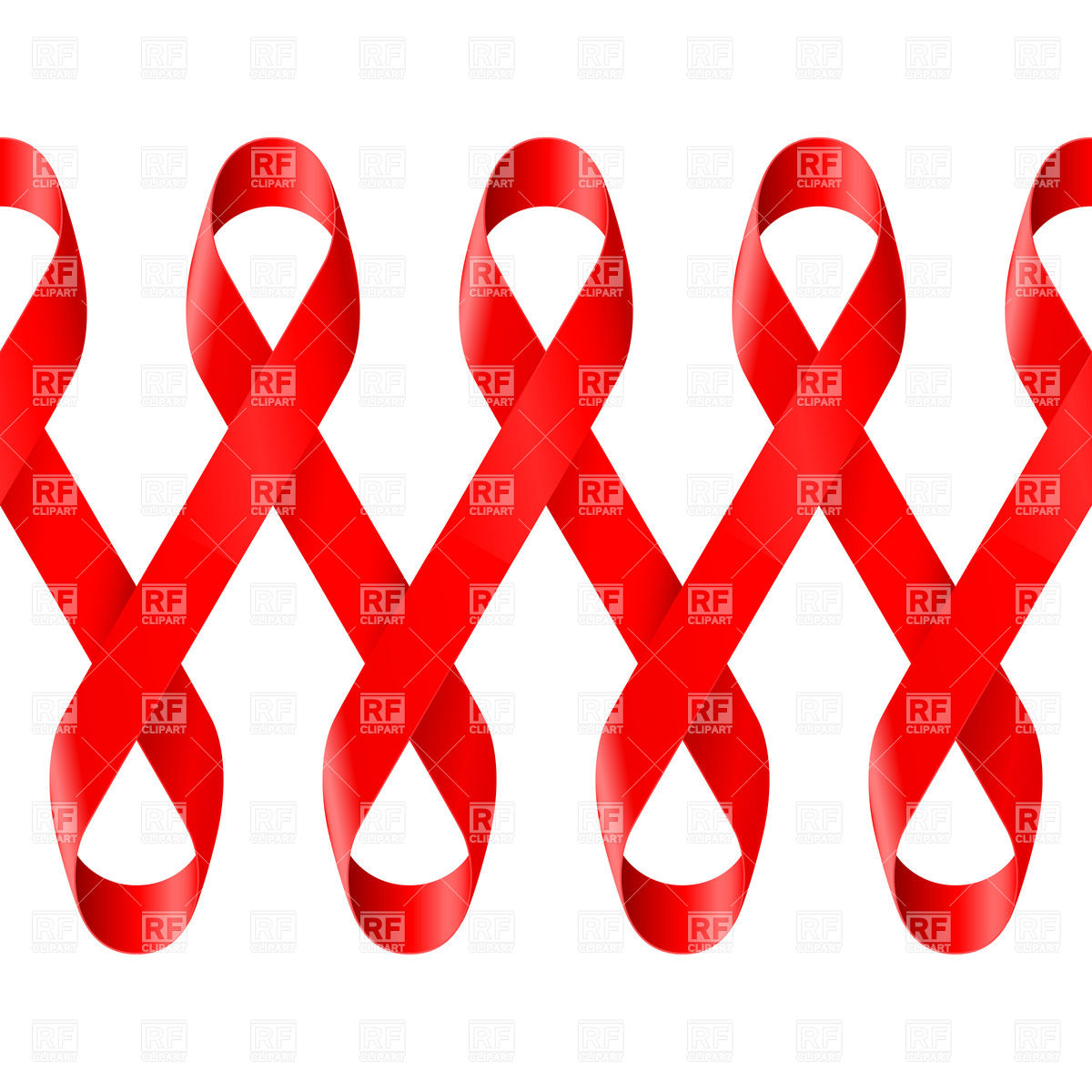 1200x1200 Red Mobius Strip Pattern On White Background Vector Image Vector