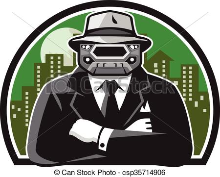 450x361 Mobster Car Grille Face Circle Retro. Illustration Of An Angry