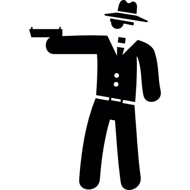626x626 Vector Gangster Icon