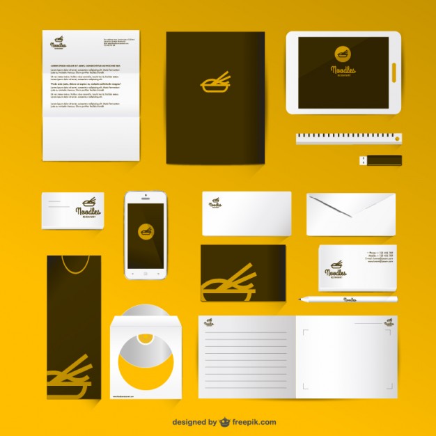 626x626 Corporate Identity Set Mock Up Style Vector Free Download
