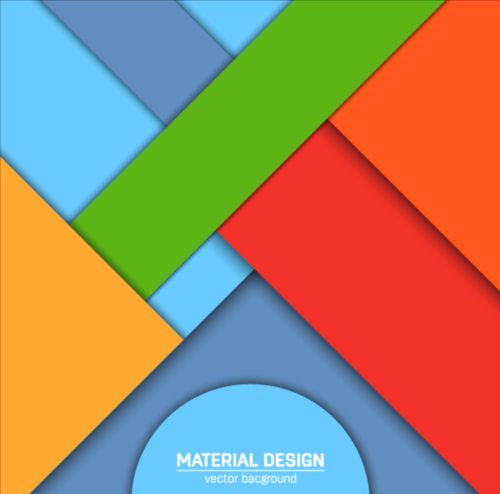 500x494 Modern Material Design Background Vector 08 Free Download