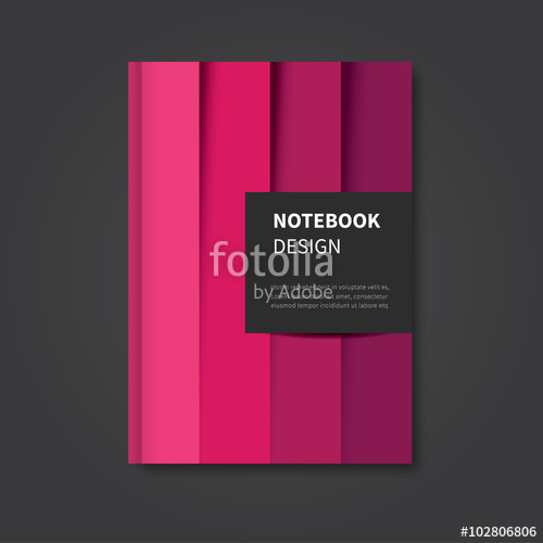 500x500 Modern Vector Design Modern Abstract Notebook, Brochure, Book