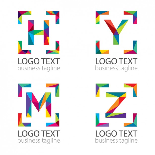 626x626 Modern Letters Logo Vector Free Download