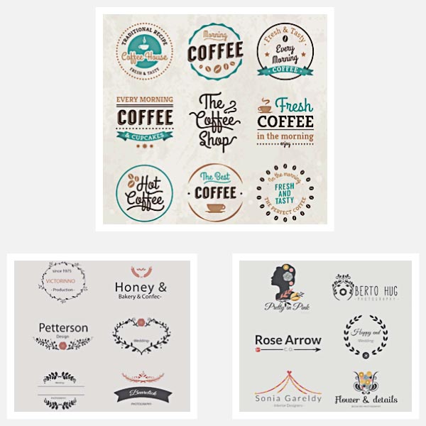 600x600 Cute Amp Modern Vector Logo Set Free Download