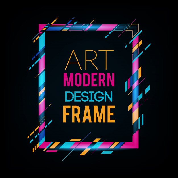 626x626 Frame For Text Modern Art Graphics Vector Premium Download