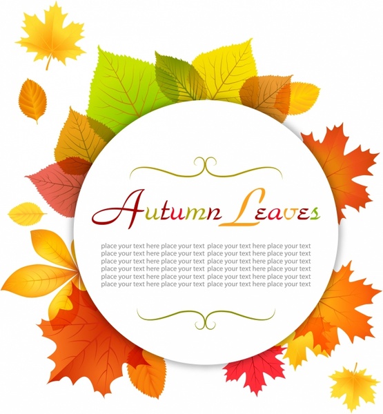 555x600 Modern Autumn Frame Free Vector In Adobe Illustrator Ai ( .ai