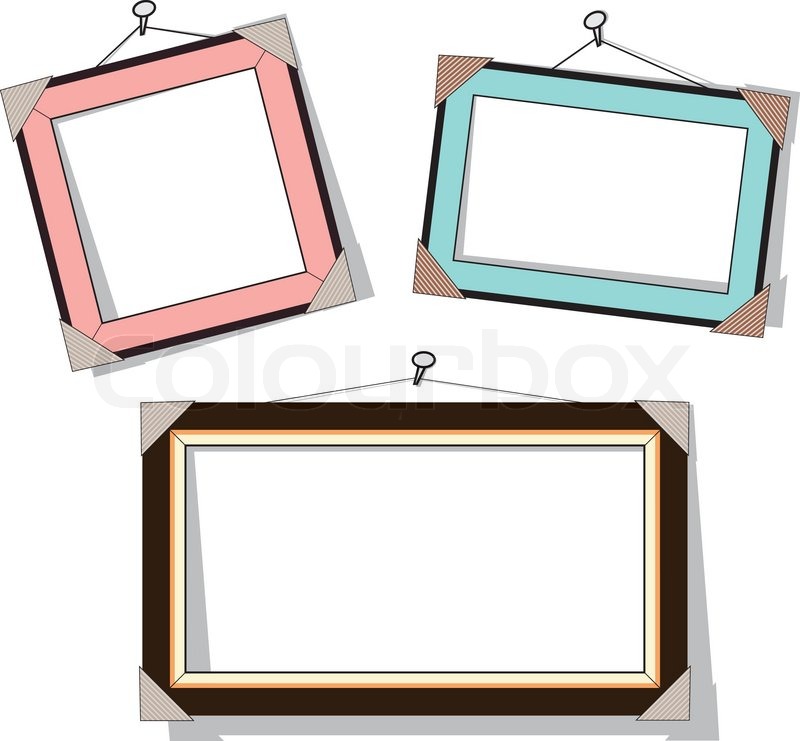 800x741 Modern Frame, Vector Illustration. Stock Vector Colourbox
