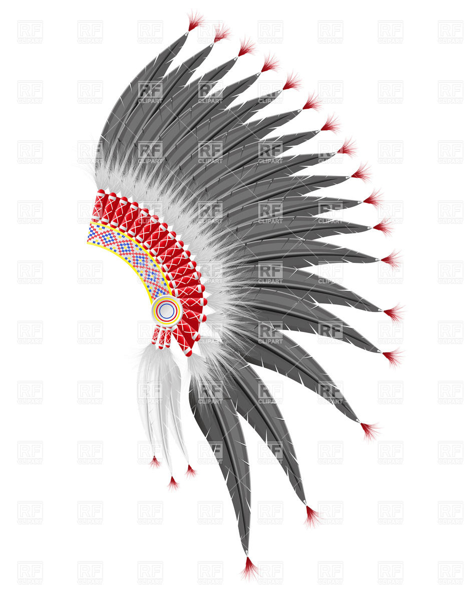 933x1200 Mohawk Hat Of The American Indians Vector Image Vector Artwork