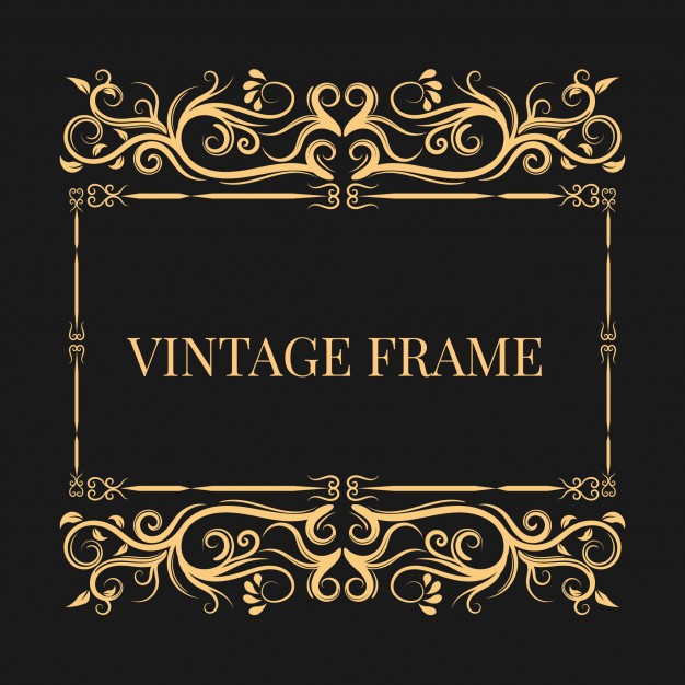 626x626 Vintage And Decorative Frame Vector Premium Download