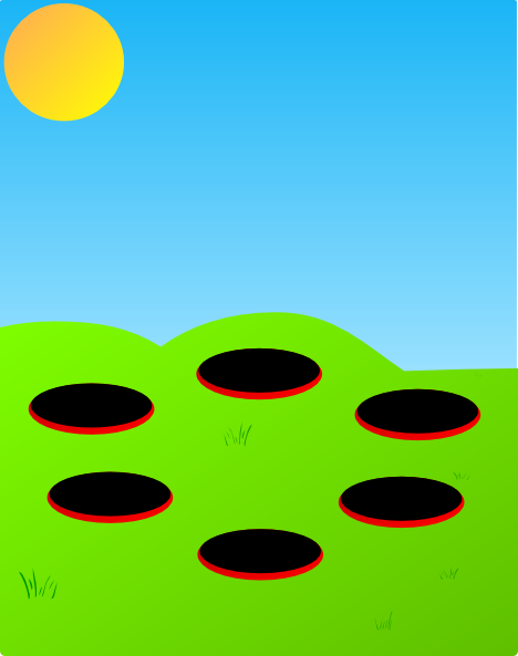 468x593 Mole Clipart Whack