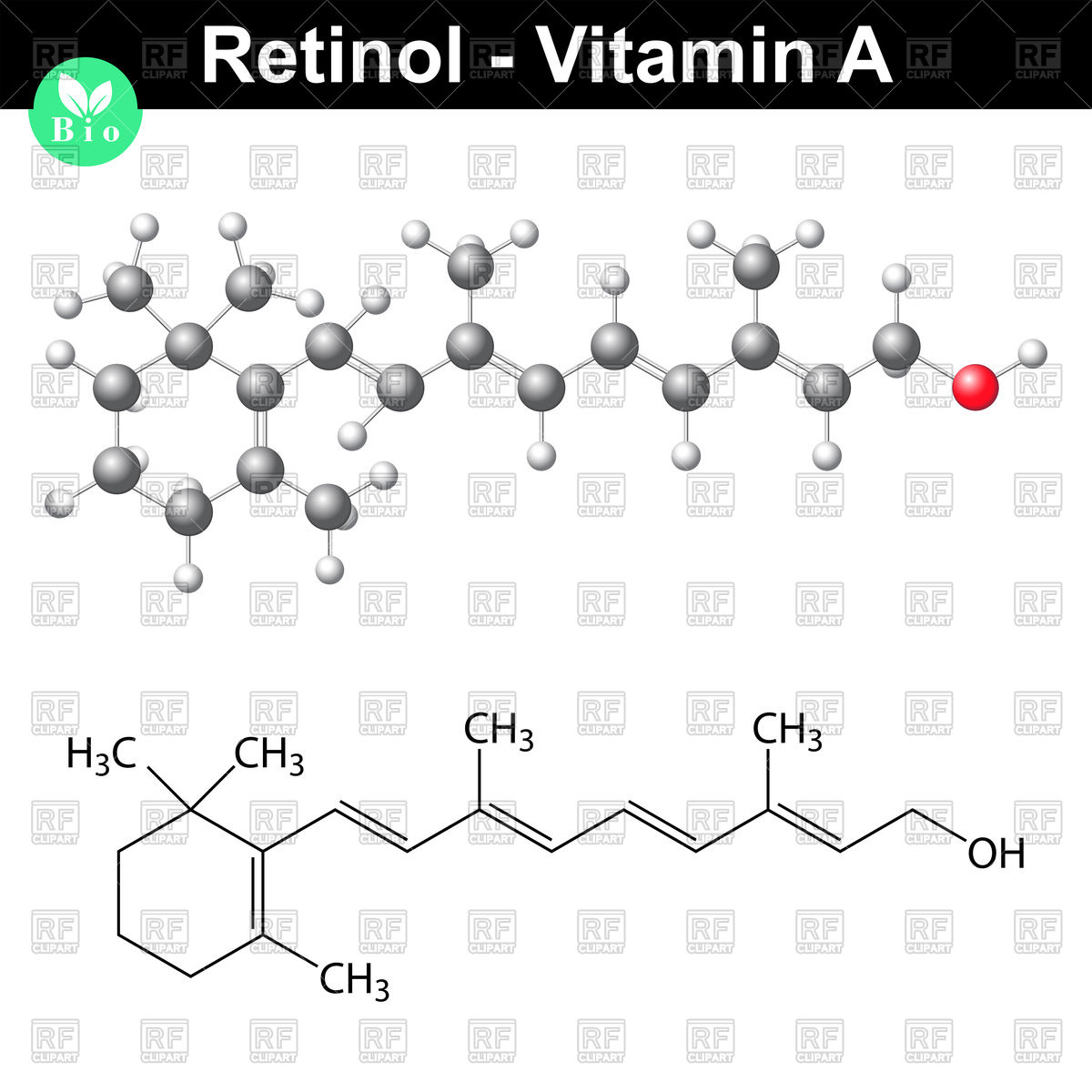 1200x1200 Retinol Structure
