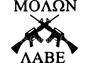 318x212 Collection Of Free Gun Svg Molon Labe. Download On Ubisafe