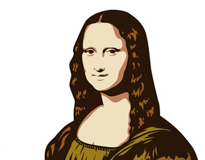 404x316 Vector Image Of Mona Lisa For Dentistry Classic.