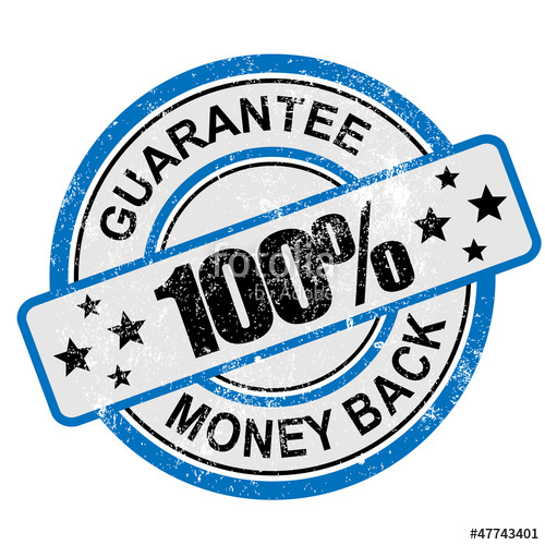 500x500 100 Guarantee Moneyback Grunge Stock Image And Royalty Free