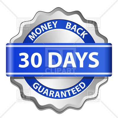 400x400 Money Back Guarantee Label Vector Image Vector Artwork Of Signs