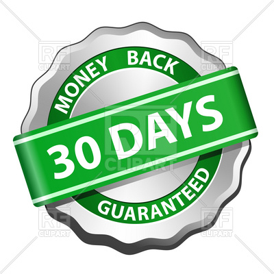 400x400 30 Days Money Back Guarantee Sign Vector Image Vector Artwork Of
