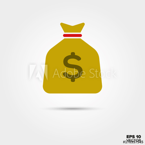 500x500 Money Bag Vector Icon