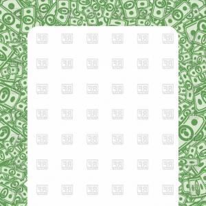 300x300 Photostock Vector Lot Of Money Pattern With Frame Vector