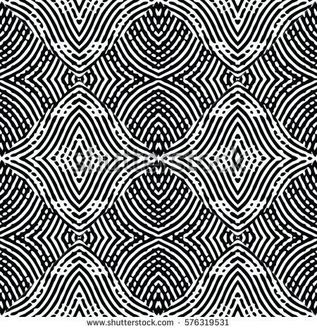 450x470 Seamless Abstract Monochrome Engraving Pattern. Texture For