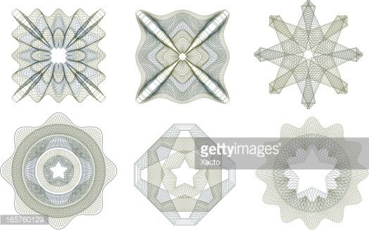 524x327 Vector Art Multiple Money Patterns Pattern