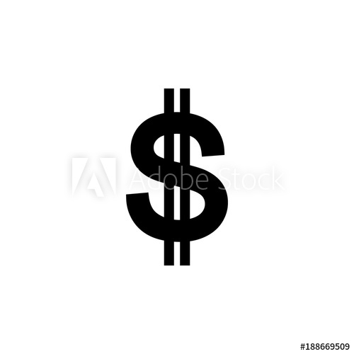 500x500 Dollar Sign Icon. Element Of Money Symbol Icon. Premium Quality