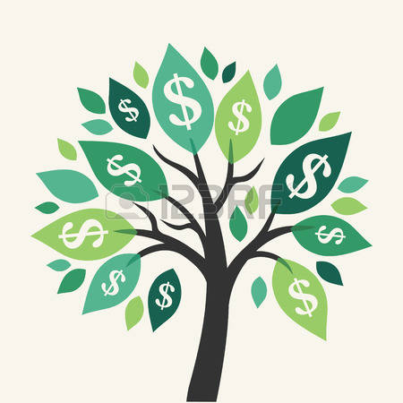 450x450 Clipart Of Money Tree Collection