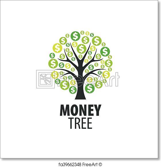 561x581 Free Art Print Of Logo Money Tree. Logo Design Template Money Tree