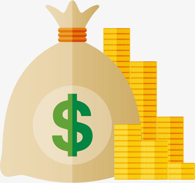 650x609 Pocket Money Vector, Purse, Hand Painted, Gold Png And Vector For