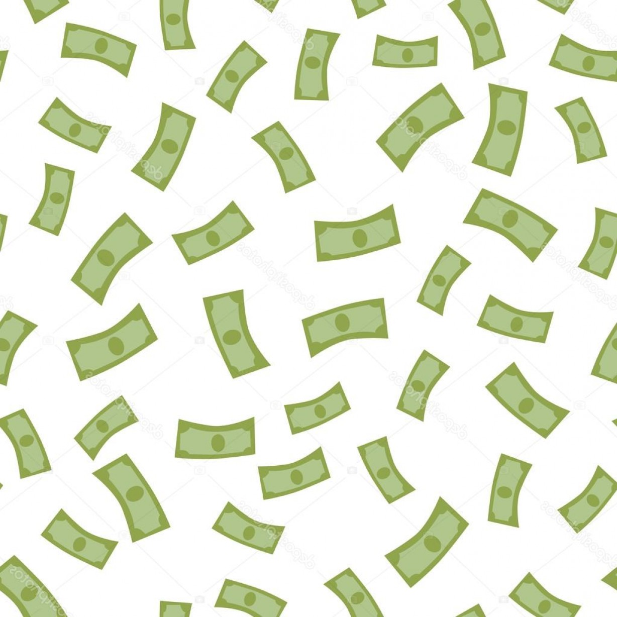 1228x1228 Stock Illustration Falling Money Vector Illustration Flat