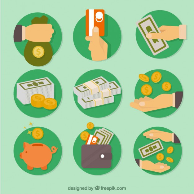 626x626 Economy Icons Vector Free Download