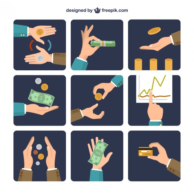 626x626 Money Exchange Icons Vector Free Download