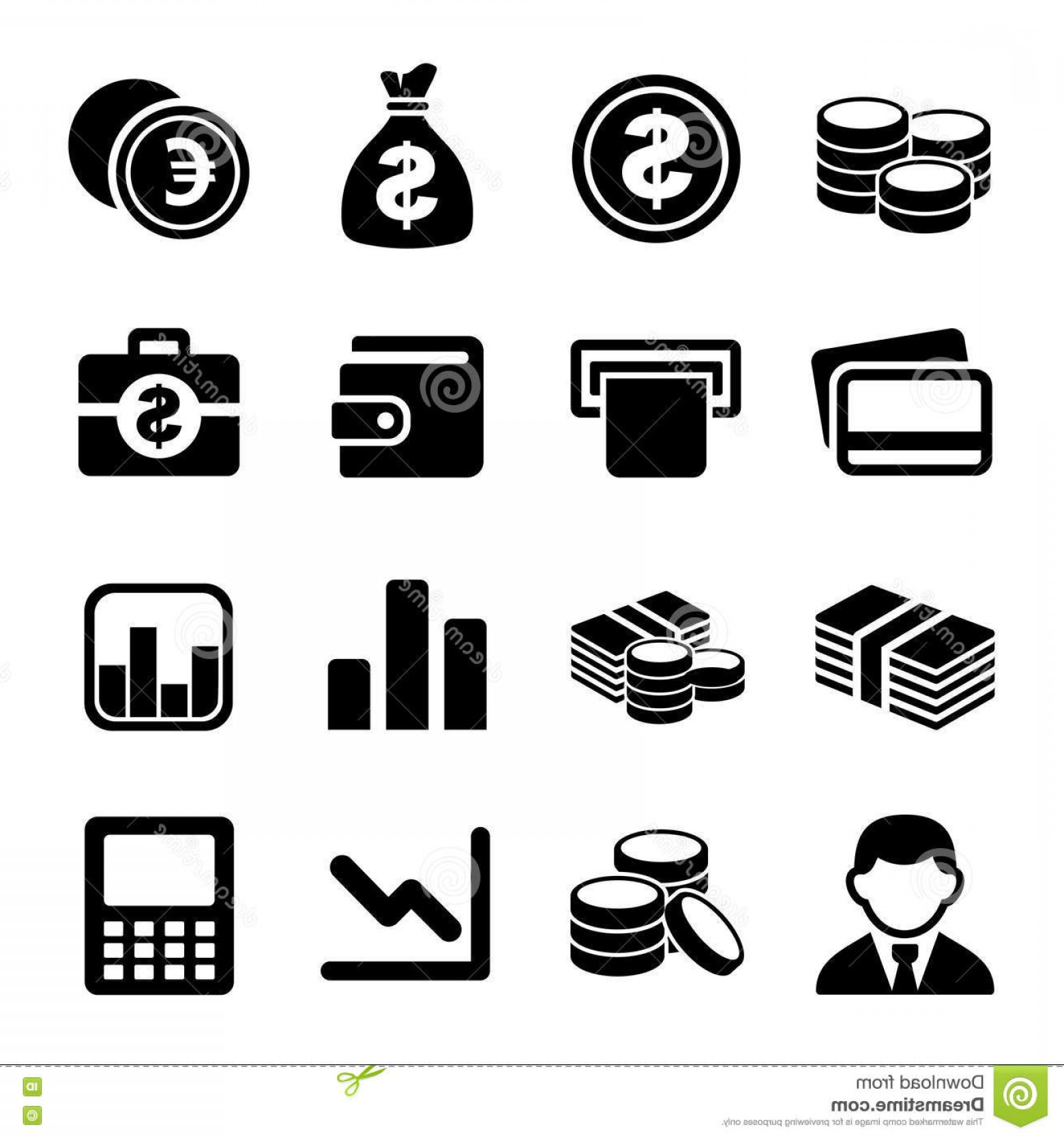 1560x1668 Royalty Free Stock Images Money Icon Set Coin Vector Illustration