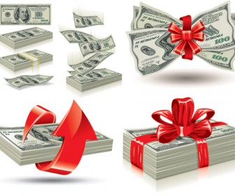 336x280 Realistic Money Vector