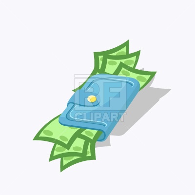 400x400 Wallet With Money Free Vector Image Vector Artwork Of Business