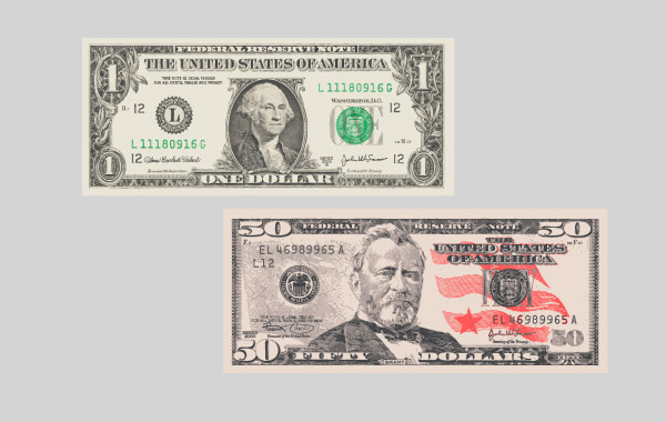 600x380 Free Download Of Vector Free Dollar Banknotes Vector Graphic